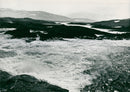 Â Lake Sitasjaure's outlet - Vintage Photograph
