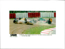 Damon Hill and Zanardi crash out. - Vintage Photograph