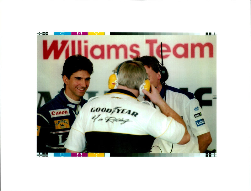 Damon Hill - Vintage Photograph