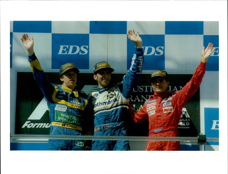 Damon Hill - Vintage Photograph