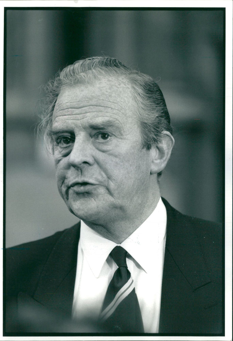 Bill Fox, President of the Football League. - Vintage Photograph