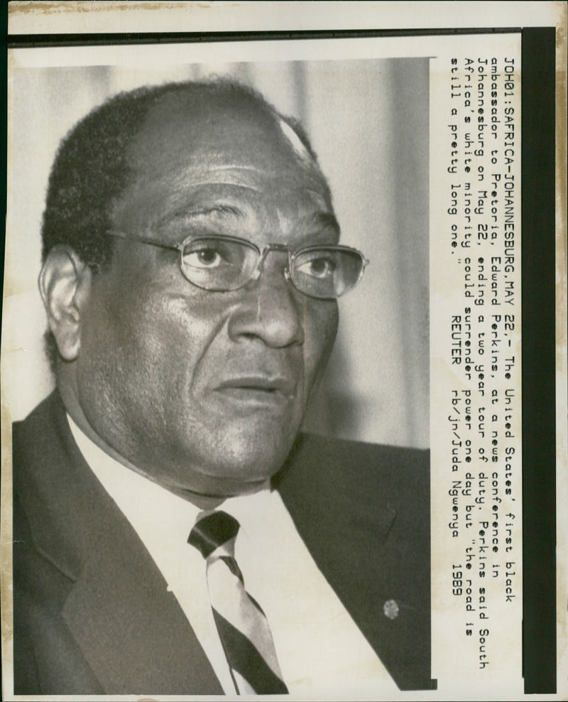Edward Perkins. - Vintage Photograph