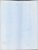 A U.S army MP stands guard atop his vehicle during a stop over. - Vintage Photograph