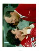 Mark Blundell with McLaren. - Vintage Photograph