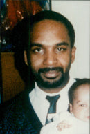 Bruce Bryan stocks night club murder victim. - Vintage Photograph