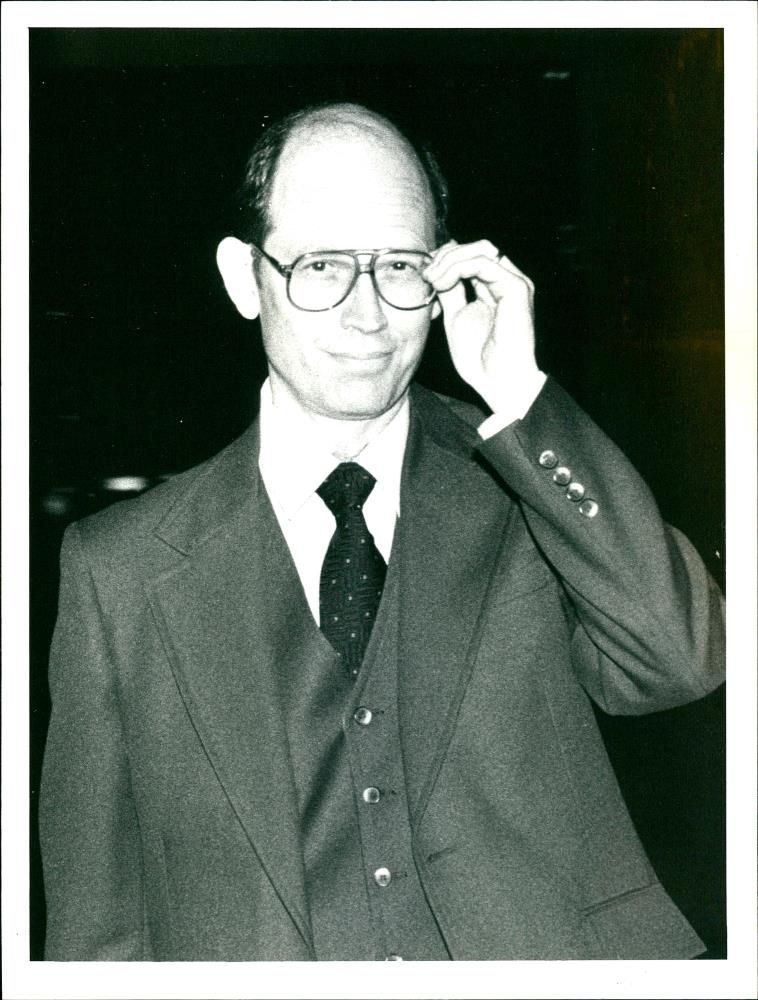 Prof. Jerry Kasparek accused of the murder of his wife. - Vintage Photograph