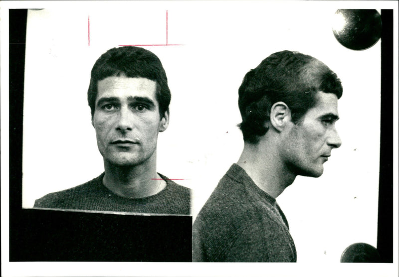 Gatree Prison Escape, Issued by police today of escaped murderer Sidney Draper. - Vintage Photograph