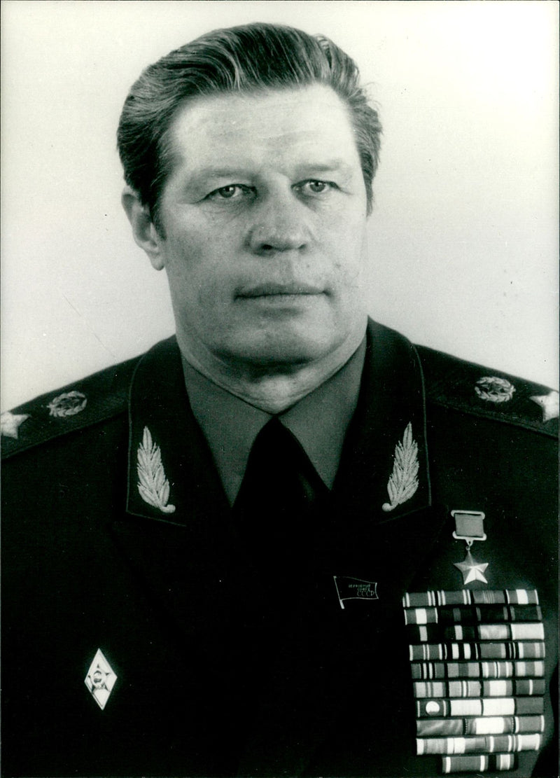 General Mikhail Zaitsev. - Vintage Photograph