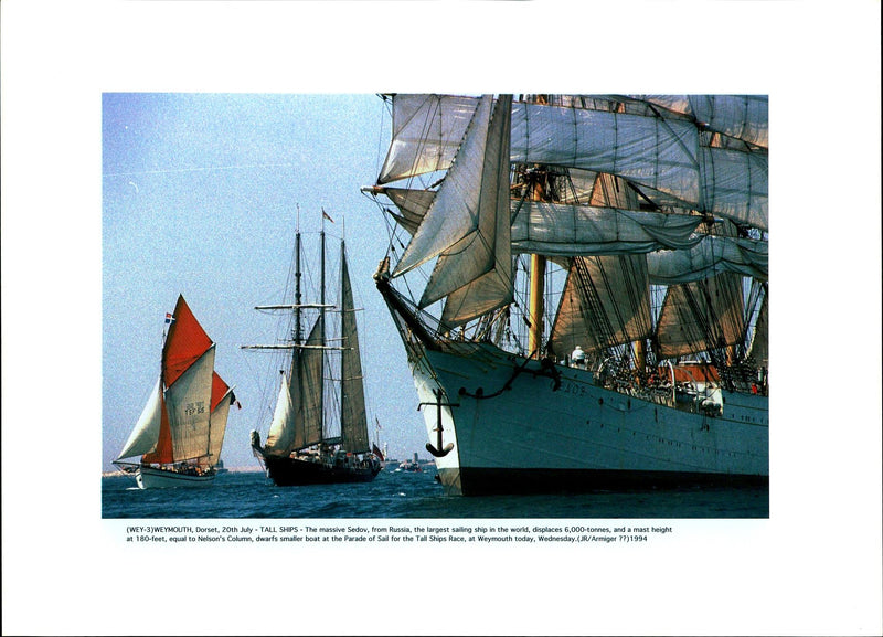 Ship: Sedov - Vintage Photograph