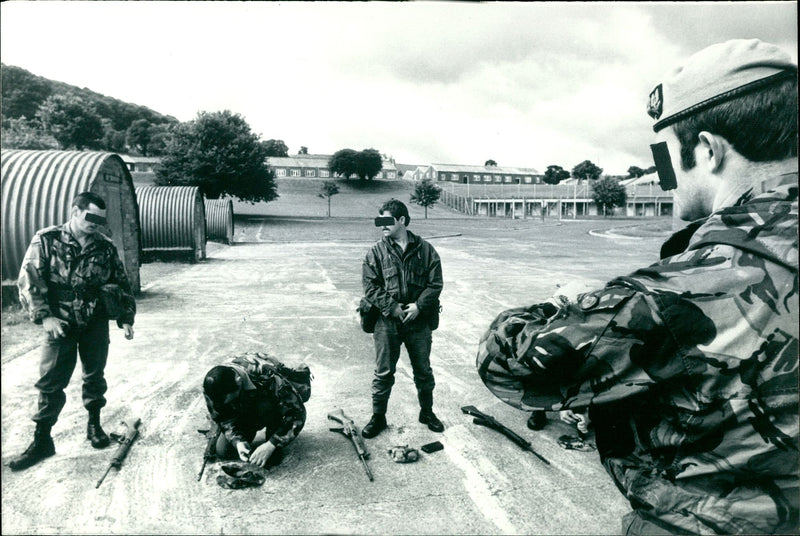 Jungle Warfare Training School in Malaysia. - Vintage Photograph