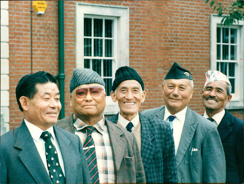 Agansing Rai and Havildar Gaje Ghale. - Vintage Photograph