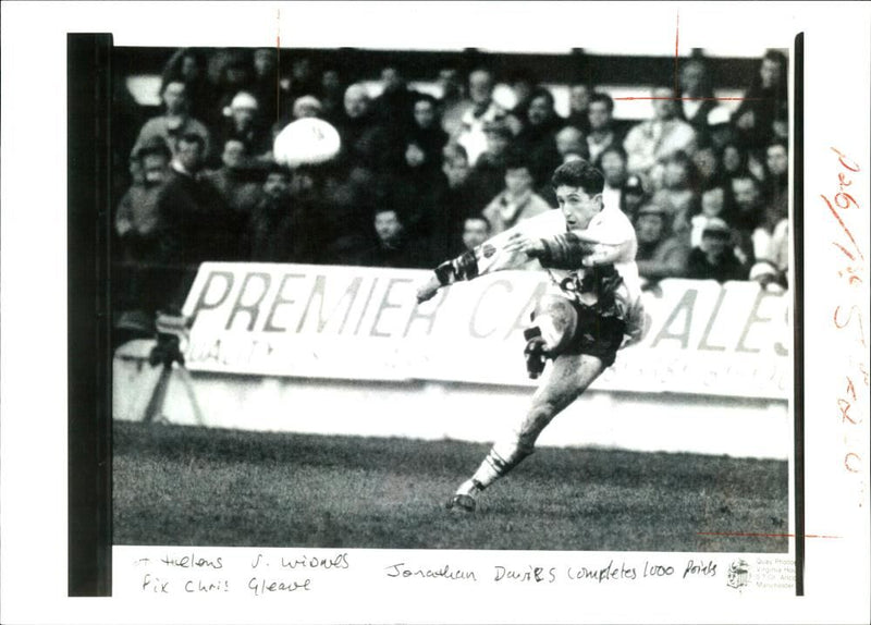 Jonathan Davies. - Vintage Photograph