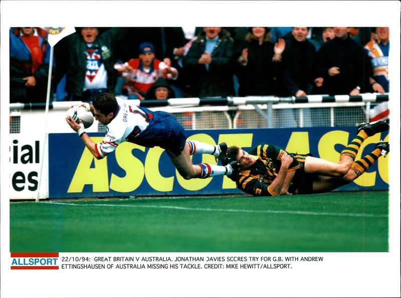 Jonathan Davies. - Vintage Photograph