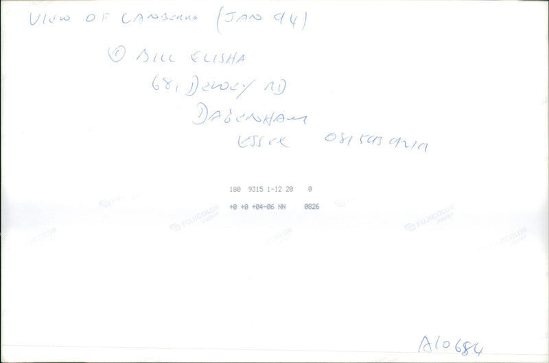 A view of Canberra, Australia. - Vintage Photograph