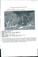 Nicole Brown Simpson's sister and mother place flowers on the murder victim's. - Vintage Photograph