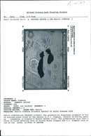 The prosecution displayed evidence of blood stained-socks. - Vintage Photograph