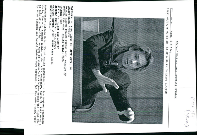 1995 WRITER COUNTRY FRANCE - Vintage Photograph