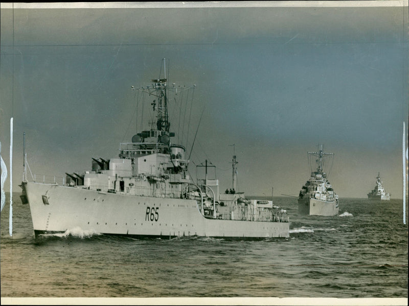 Ship HMS St James - Vintage Photograph