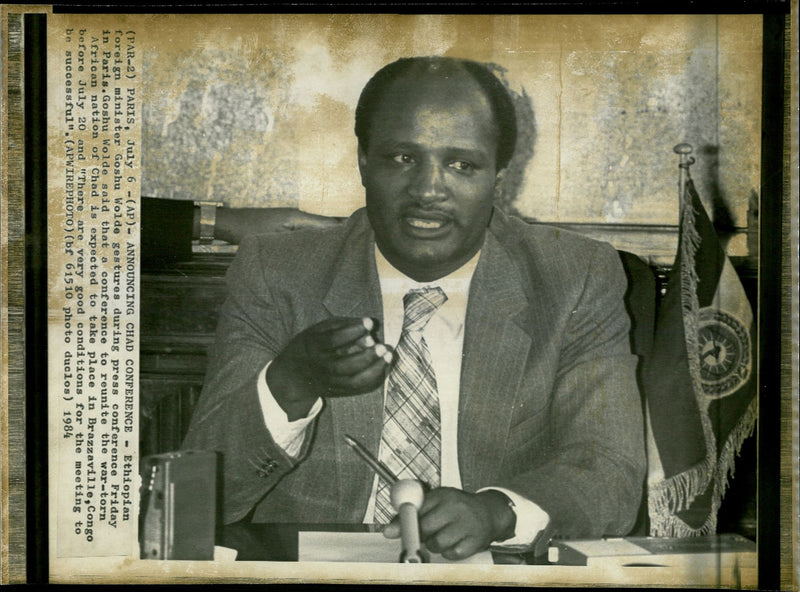 Goshu Wolde. - Vintage Photograph