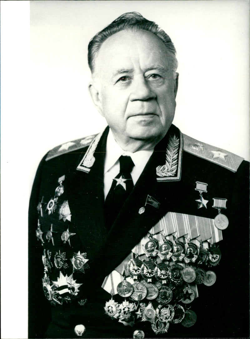 Gen. Alexei A. Yepishev. - Vintage Photograph