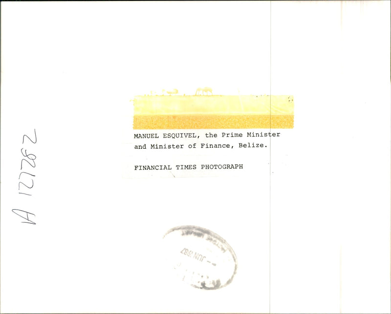 Manuel Esquivel. - Vintage Photograph