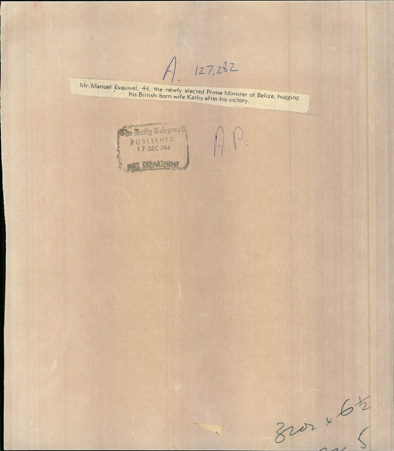 Manuel Esquivel. - Vintage Photograph