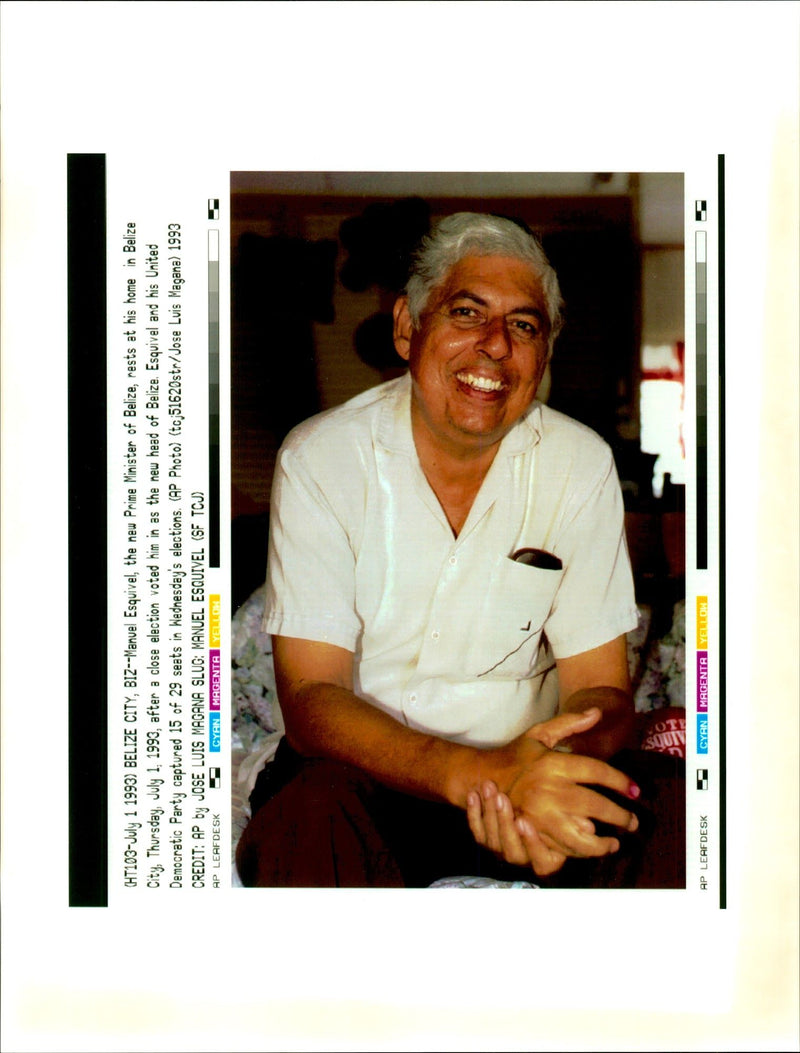 Manuel Esquivel. - Vintage Photograph