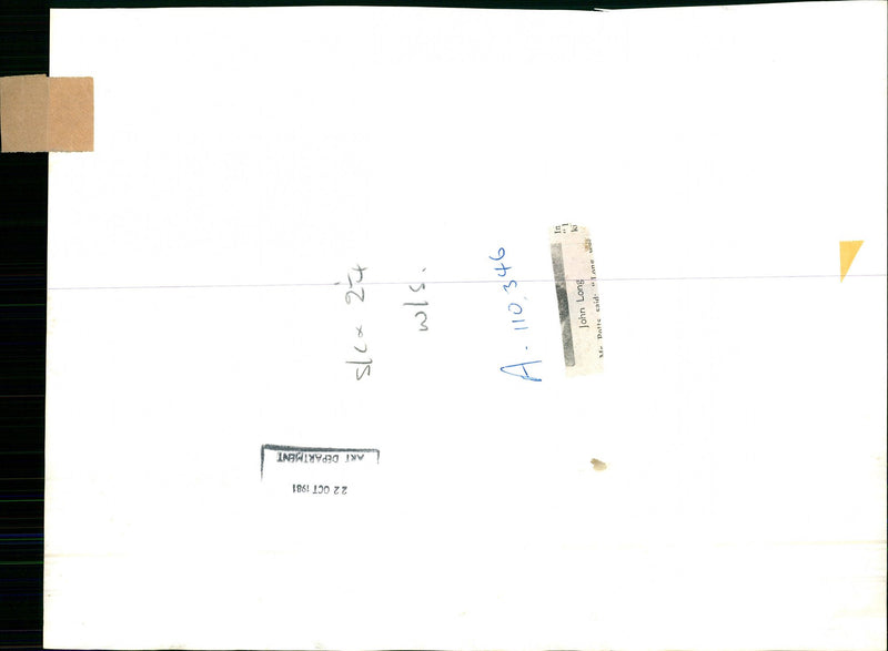 John Long, Glitch of Murder of Police. - Vintage Photograph