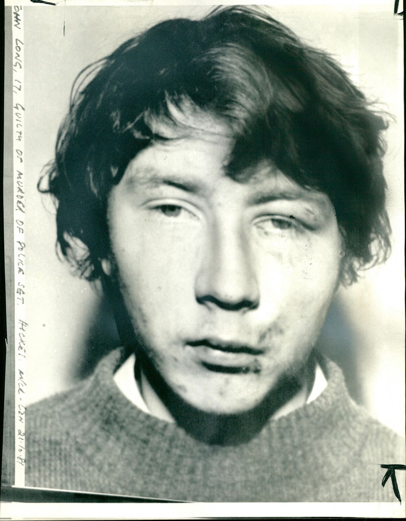John Long, Glitch of Murder of Police. - Vintage Photograph