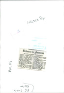 David and Elizabeth Emanuel. - Vintage Photograph