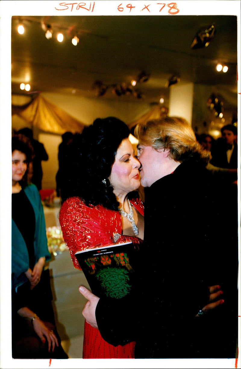 David Emanuel and Mrs Shano Satton. - Vintage Photograph