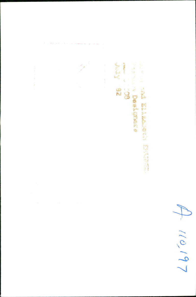 David and Elizabeth Emanuel. - Vintage Photograph