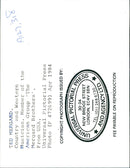 1984 TED MERGARD COUNTRY AND WESTERN MUSICIAN MEMBER THE AMERICAN USA PRESS - Vintage Photograph