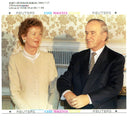 1994 IRISH MIN TONY PRIME JOHN COGILI REUTER MARY ROBINSON WRITER PRESIDENT - Vintage Photograph