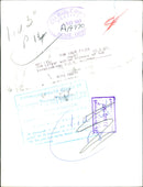 Cricketer M. J. K. Smith during batting action - Vintage Photograph