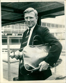 Cricketer M. J. K. Smith arrives home after tour of India - Vintage Photograph