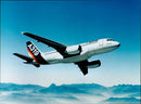 Airbus A319 - Vintage Photograph