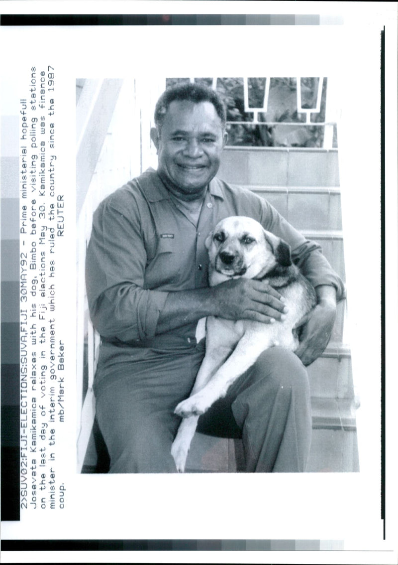 Josevata Kamikamica - Vintage Photograph