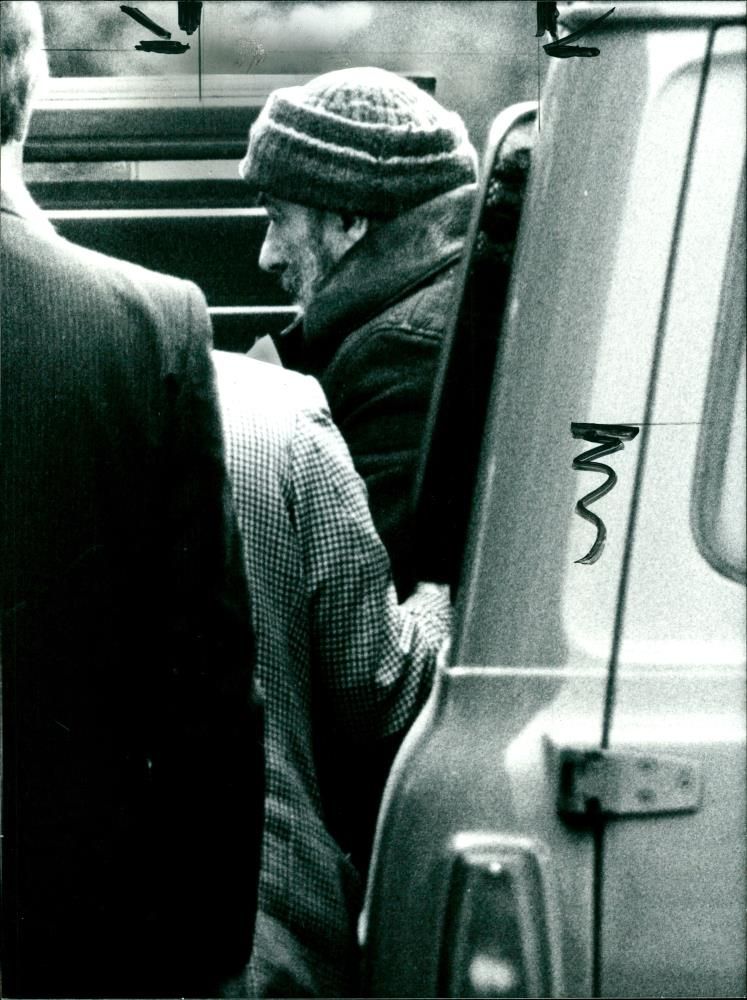 A photo showing Mark Lyons, who is accused of murder. - Vintage Photograph