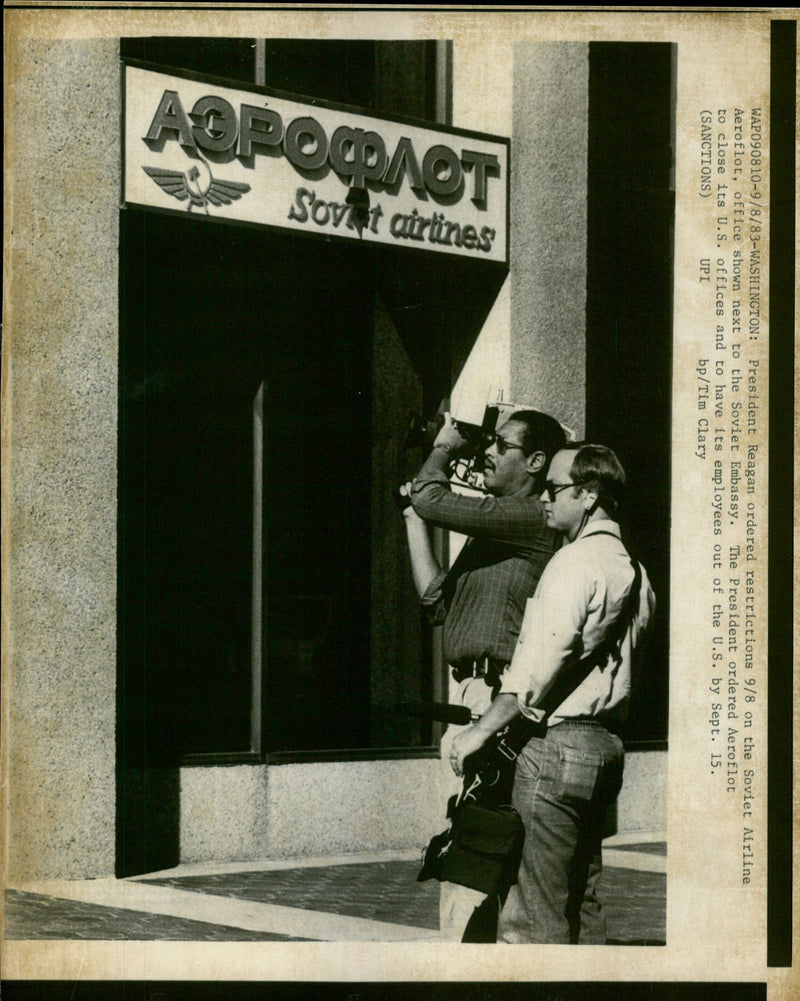 Aeroflot Soviet Airlines - Vintage Photograph