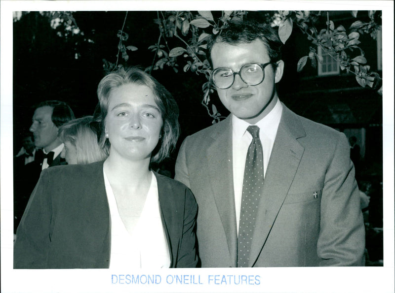 Miss Ophelia Dahl and Mr.Theo Dahl. - Vintage Photograph