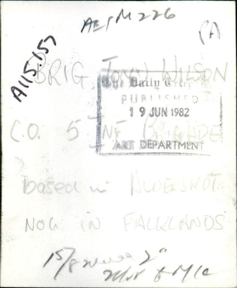 Tony Wilson. - Vintage Photograph