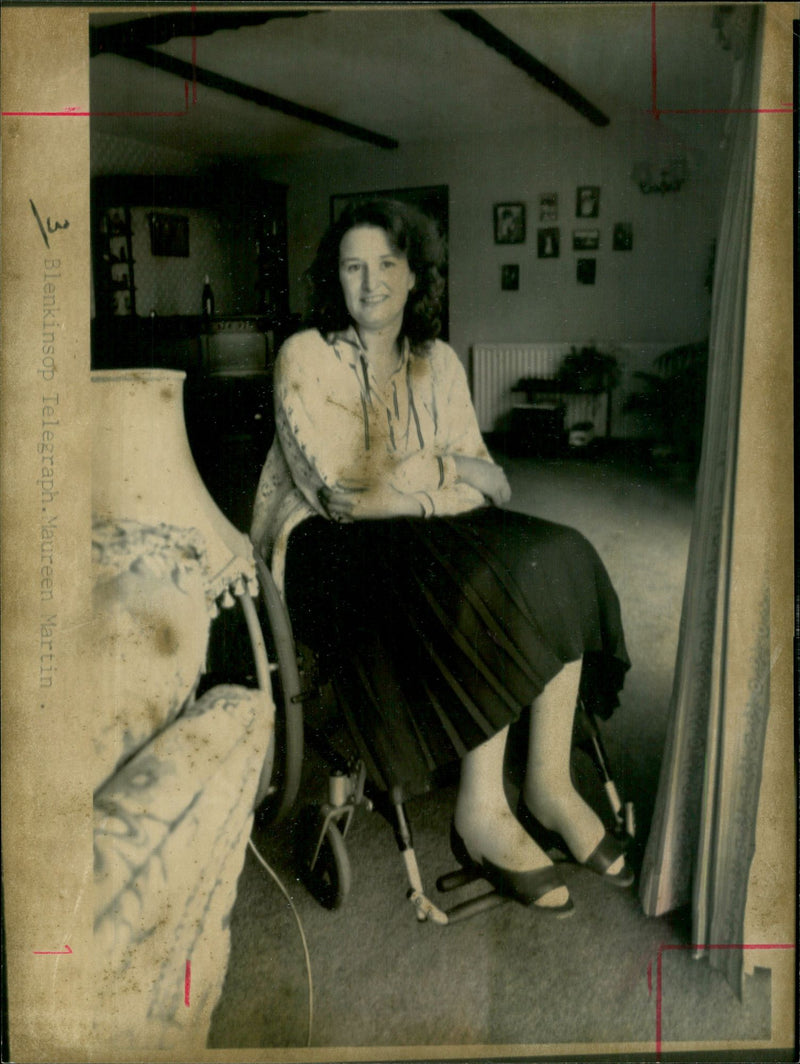 Det. Con. Maureen Martin who shot in the back in 1982 - Vintage Photograph