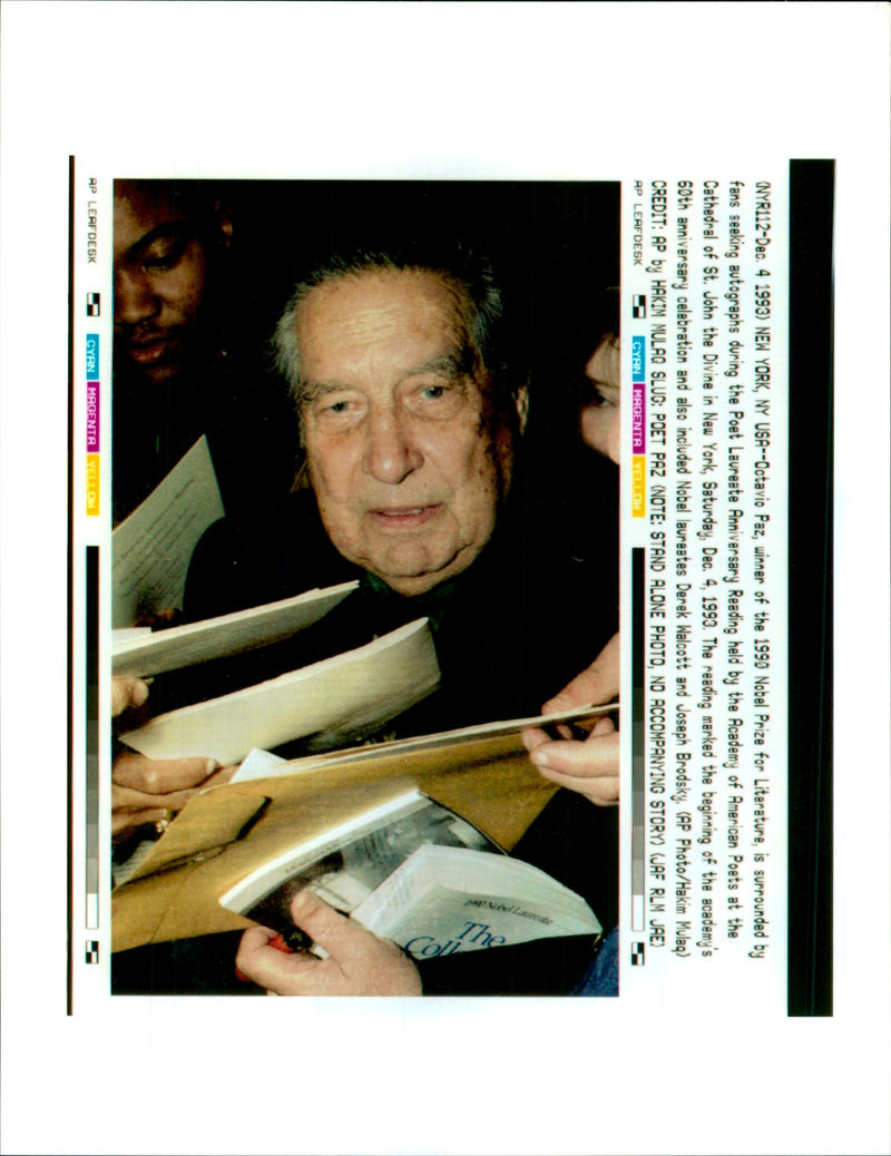 Octavio Paz. - Vintage Photograph