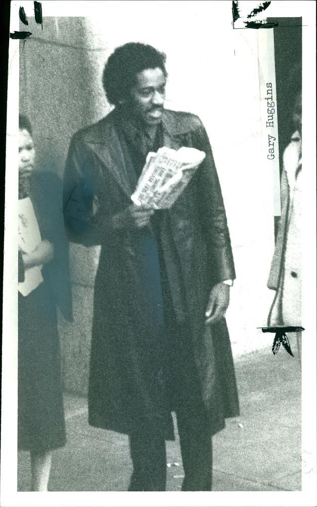 Terry May murder trial at Oldbailey. - Vintage Photograph