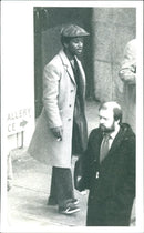 Terry May murder trial at Old Bailey. - Vintage Photograph