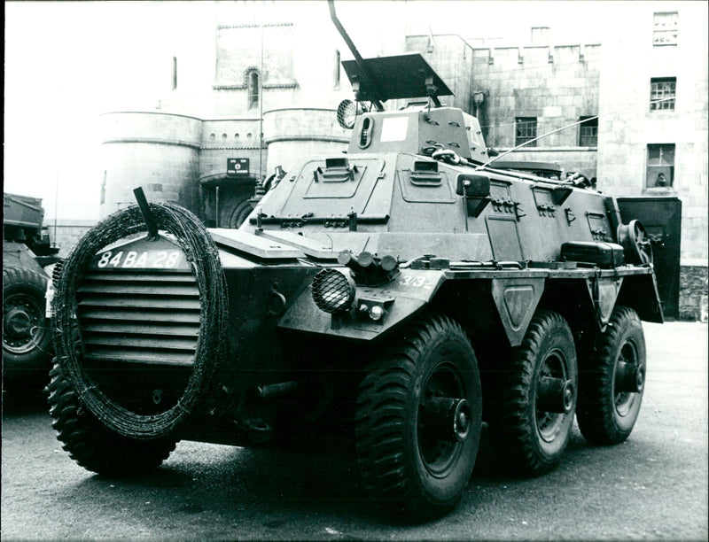 A Armoured Personnel Carrier Saracen. - Vintage Photograph