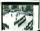 Standard bearers of the british legion. - Vintage Photograph