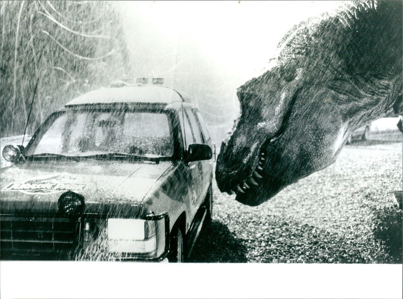 A Film of Jurassic Park. - Vintage Photograph