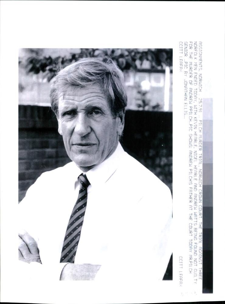 Andrew Pilch was a murdered victim. - Vintage Photograph